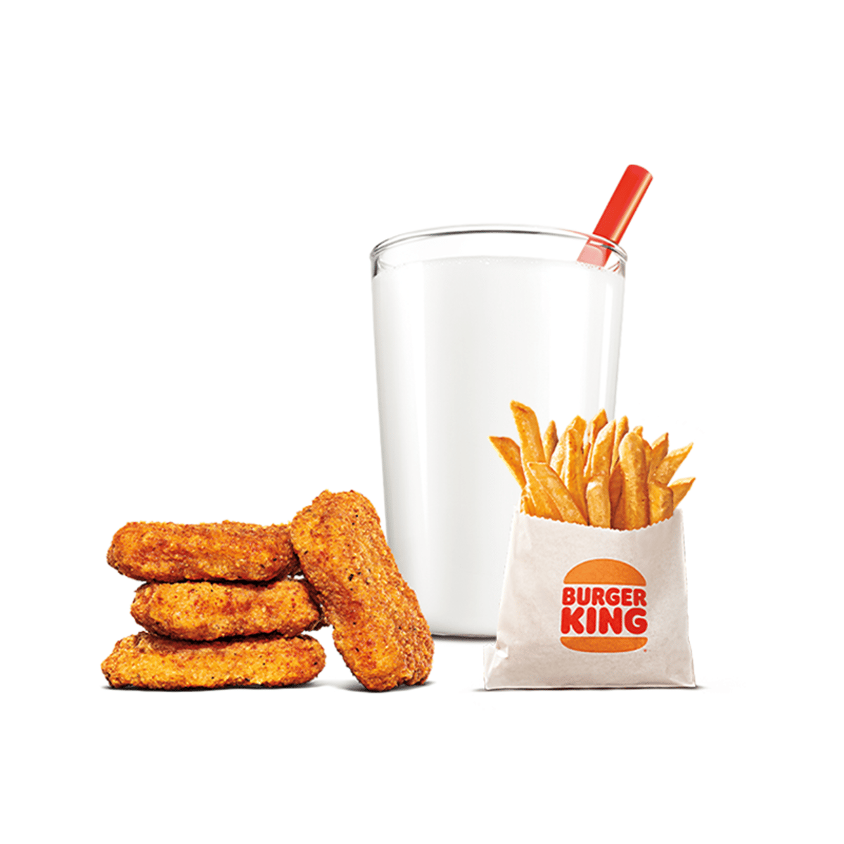 Buger King6 Pc Chicken Nuggets King Jr Meal