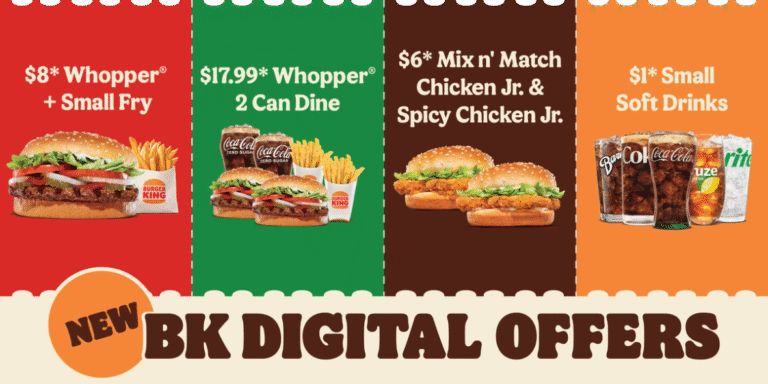 Burger King Meals Menu With Prices