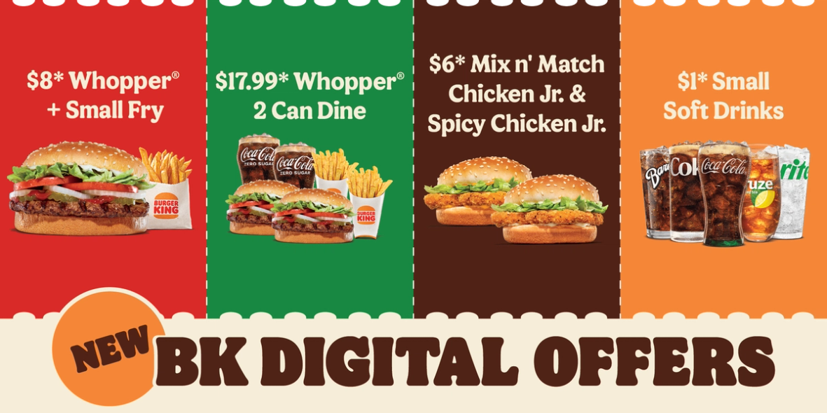 Burger King Meals Menu With Prices