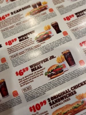 Burger King Menu With Prices