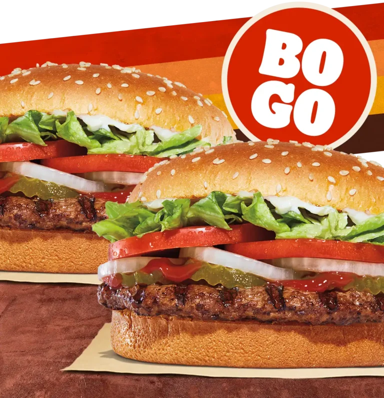 Burger King Senior Menu With Prices
