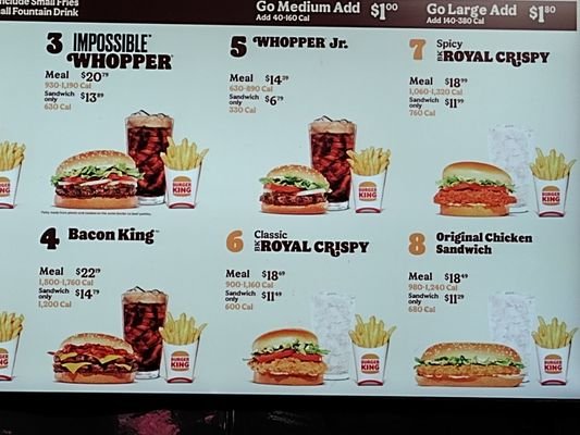 Burger King Veg Menu With Price